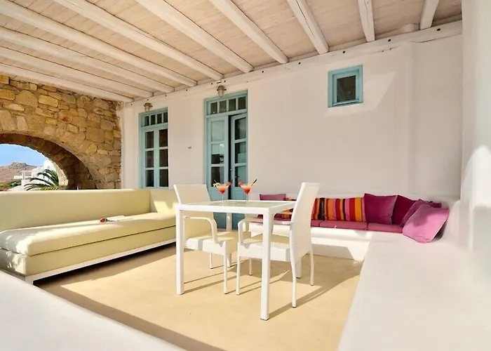 Lägenhetshotell Mykonos Pantheon Kalo Livadi